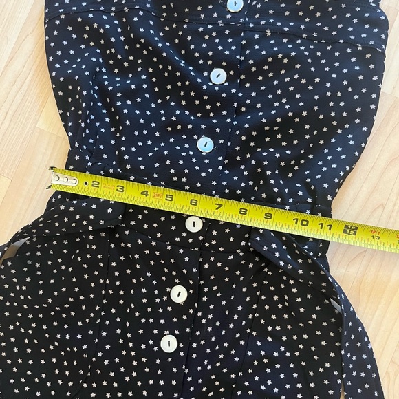 Ayla Navy Polka Dot Romper - Picture 5 of 6